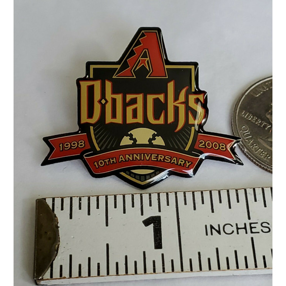 Arizona Diamond Backs 2008 Baseball 10th Anniversary Collector Pin - Picture 3 of 3